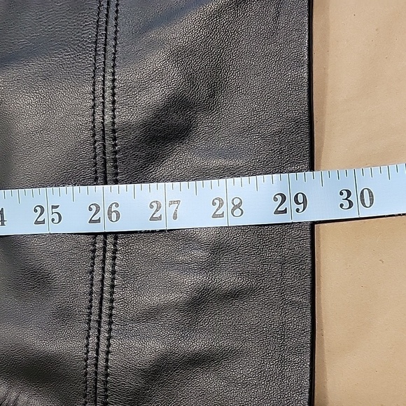 Public School New York Size M Leather Hooded Zip Front Jacket, NWOT - Picture 12 of 12